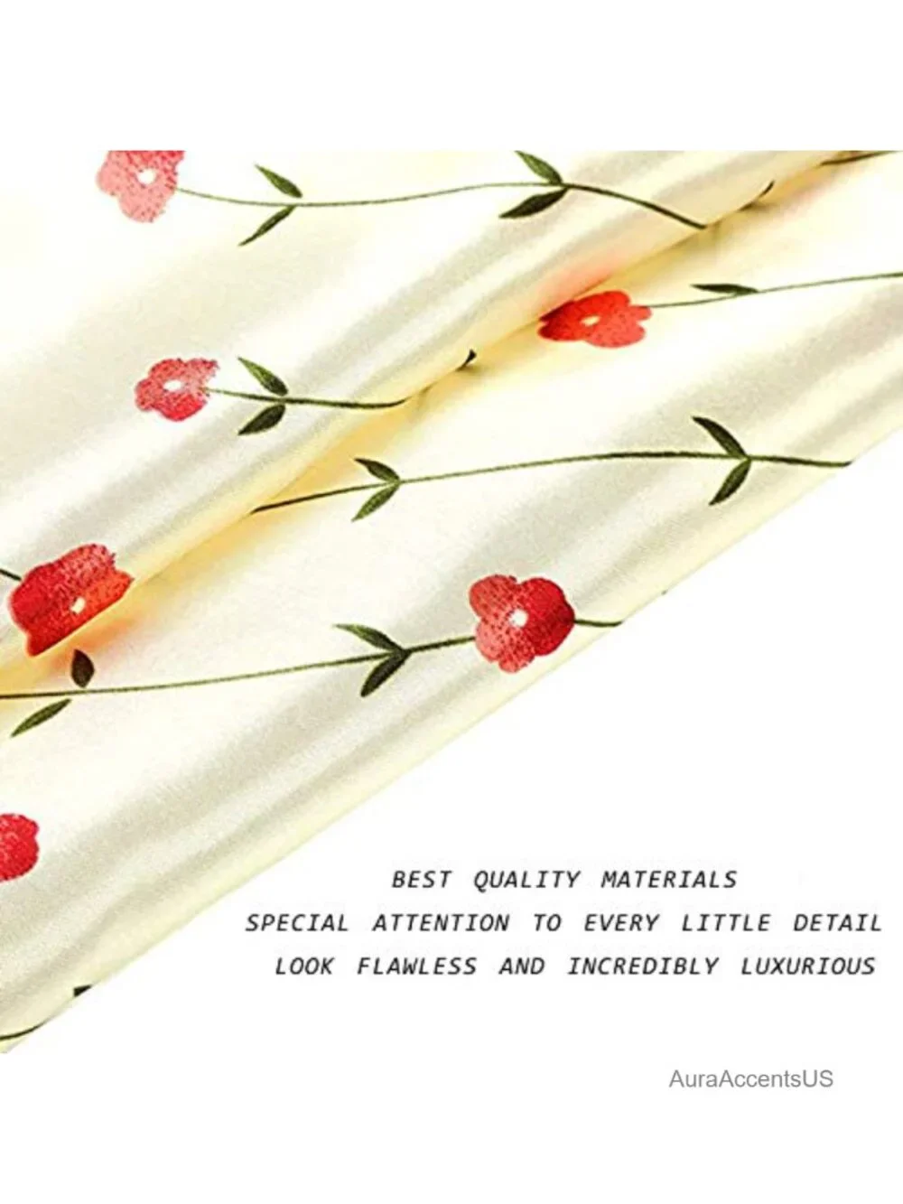 10pcs 20x20in Square Satin Polyester Fashion Scarves Set for Women